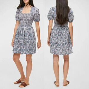 New! Michael Stars Jude Puff-Sleeve above the knee Mini Dress nwt 33118